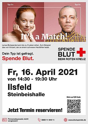 Blutspenden DRK Ilsfeld 16.04.2021